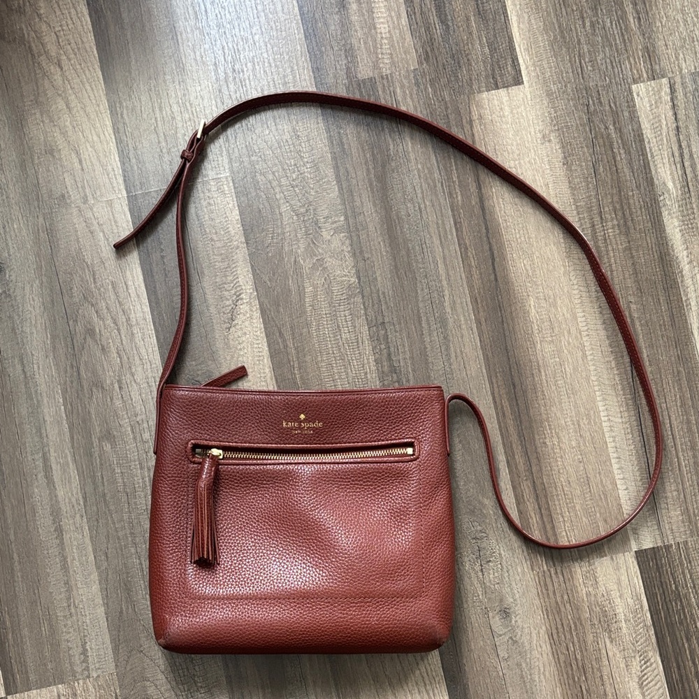 Kate Spade Mahogany Leather Shoulder Bag